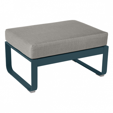 Pouf BELLEVIE taupe grisé