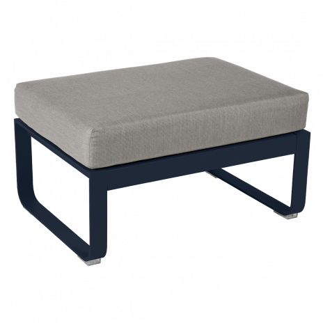 Pouf BELLEVIE taupe grisé