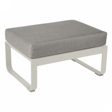 Pouf BELLEVIE taupe grisé