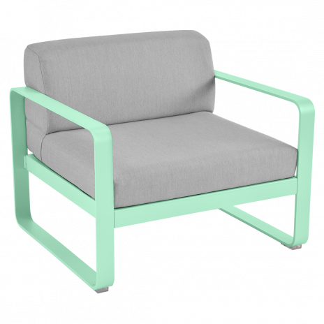 Fauteuil BELLEVIE gris flanelle