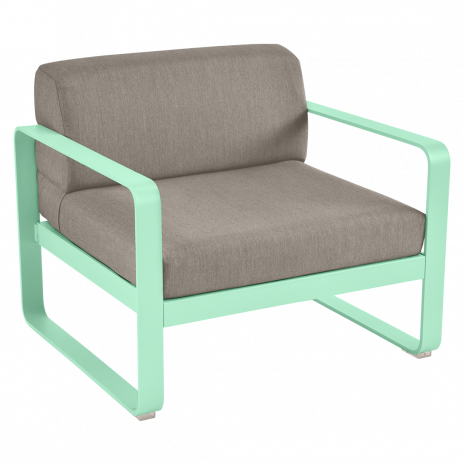 Fauteuil BELLEVIE taupe grisé