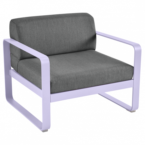 Fauteuil BELLEVIE gris graphite