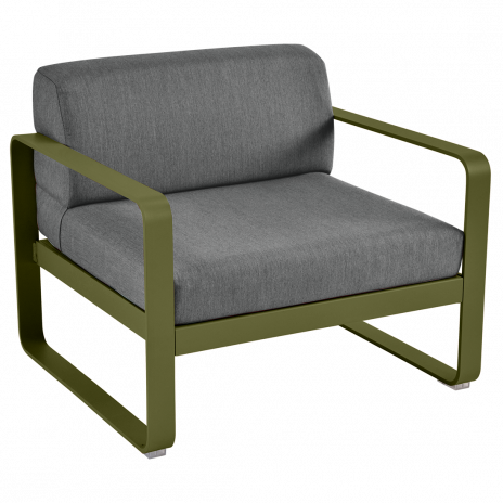 Fauteuil BELLEVIE gris graphite
