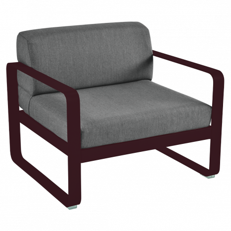 Fauteuil BELLEVIE gris graphite