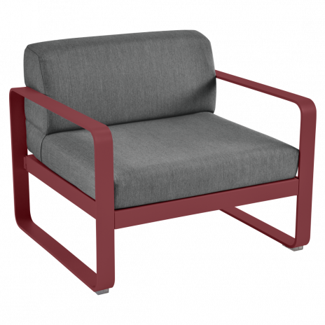 Fauteuil BELLEVIE gris graphite