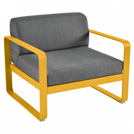 Fauteuil BELLEVIE gris graphite
