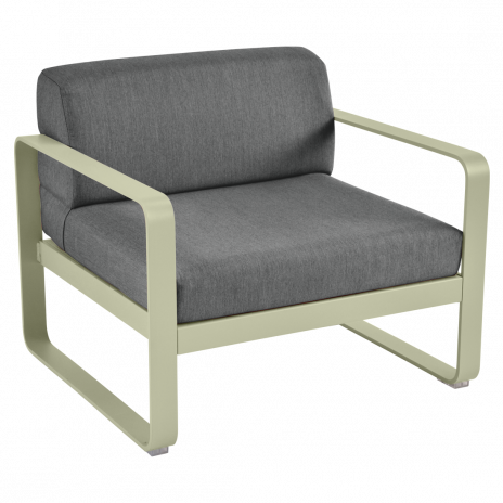 Fauteuil BELLEVIE gris graphite