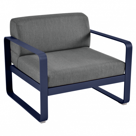 Fauteuil BELLEVIE gris graphite