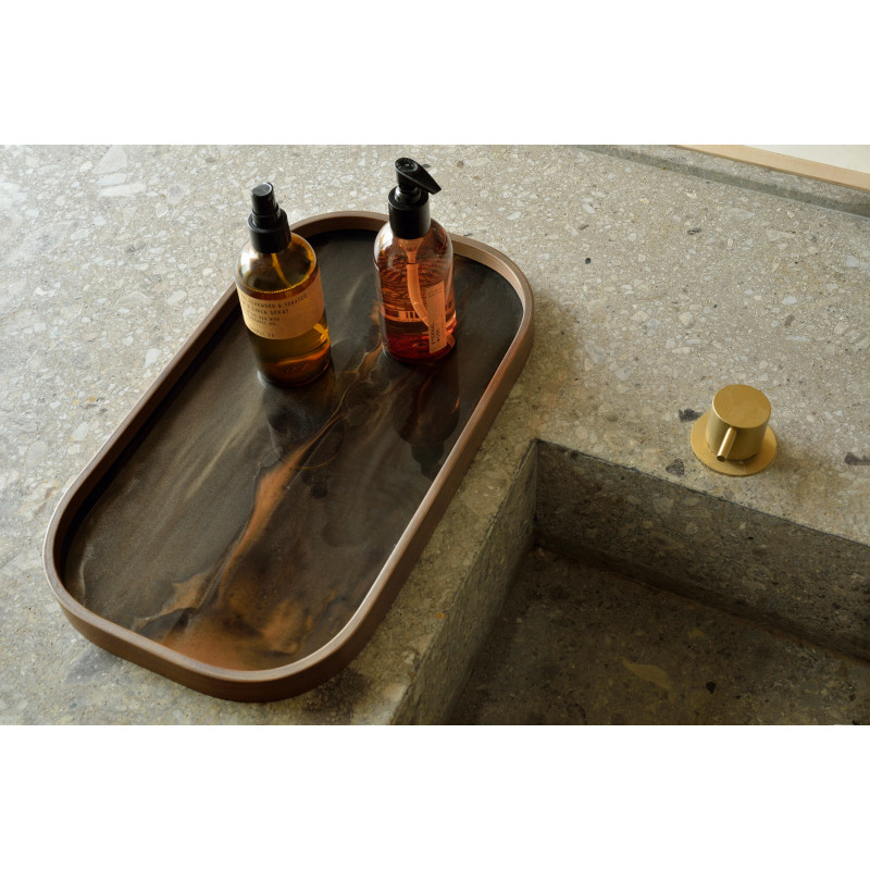 Plateau en verre Organic Large