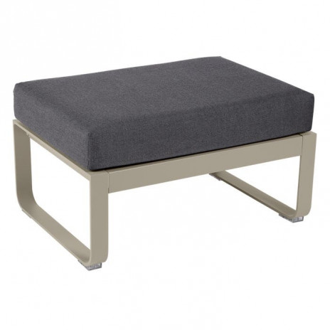 Pouf BELLEVIE gris graphite