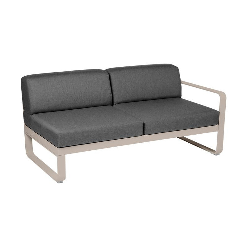 MODULE DROIT 2 PLACES BELLEVIE gris graphite
