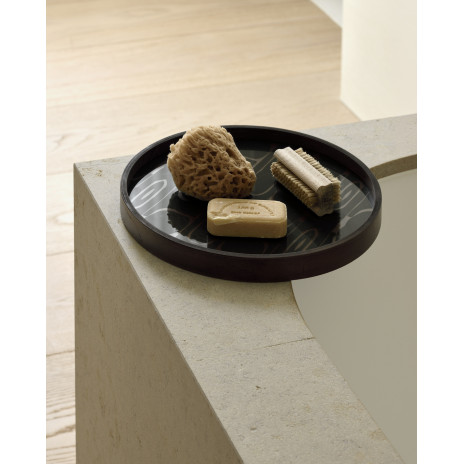 Plateau en verre Rond Oblong Nature Mini