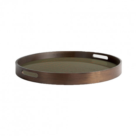 Plateau en verre Rond Oblong Nature Petit