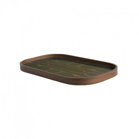 Plateau en verre Rectangulaire Second Nature