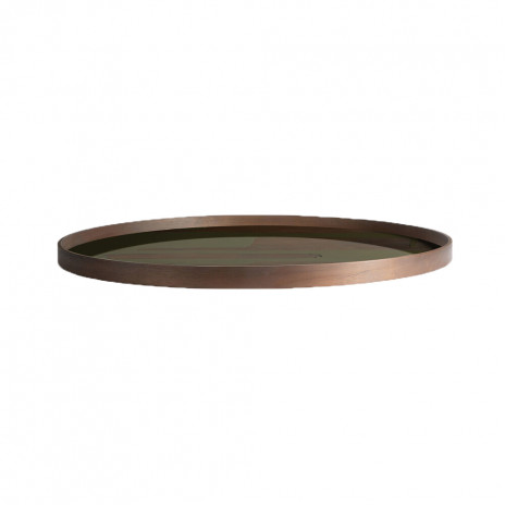 Plateau en verre Ronde Second Nature Extra Large
