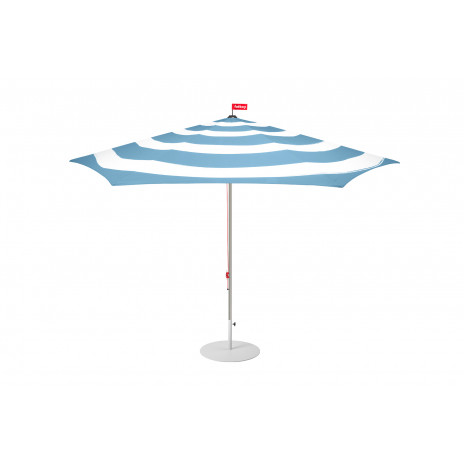 Parasol Stripesol avec base blanc