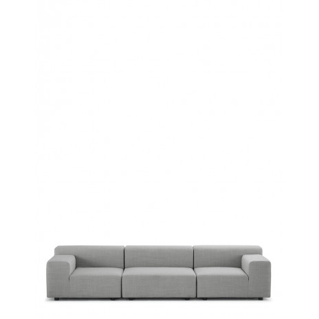 Plastics outdoor trois places canapé