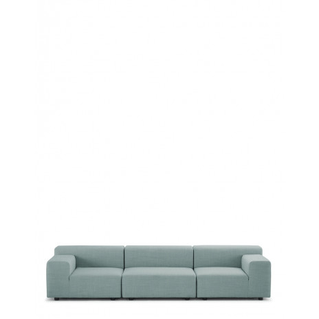 Plastics outdoor trois places canapé