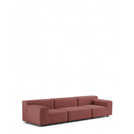 Plastics outdoor trois places canapé