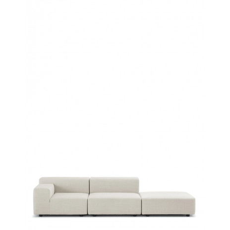 Plastics outdoor deux places canapé + pouf