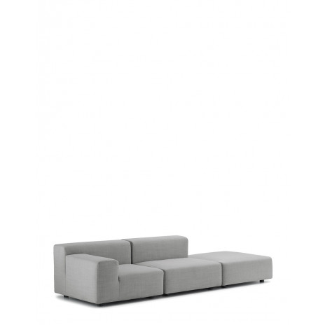 Plastics outdoor deux places canapé + pouf