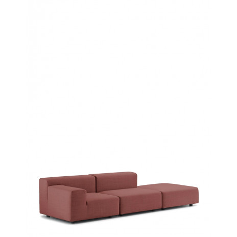 Plastics outdoor deux places canapé + pouf