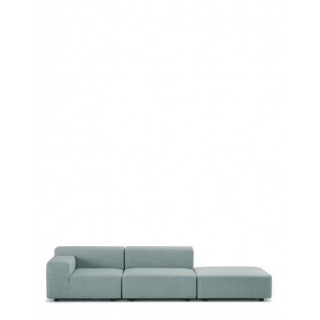 Plastics outdoor deux places canapé + pouf