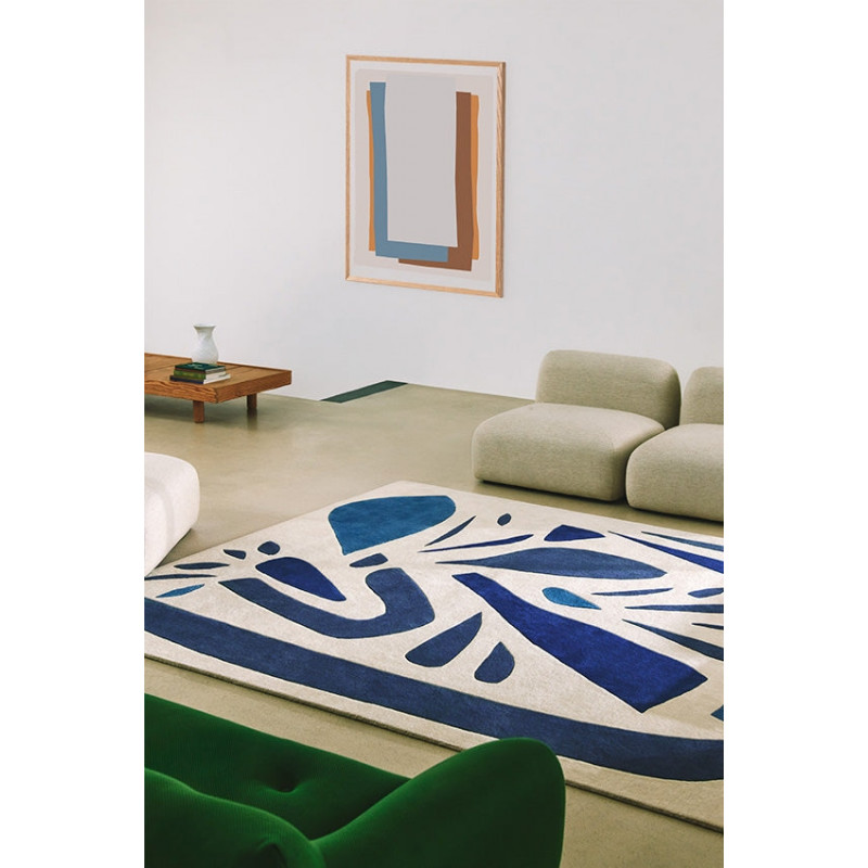 Tapis Alpha Bleu