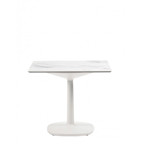 Table Multiplo / plateau carré en marbre / intérieur