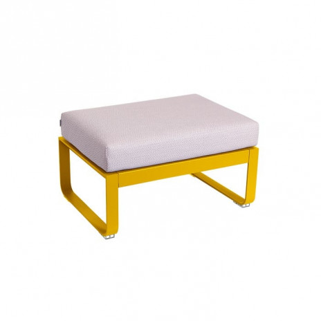 Pouf BELLEVIE taupe grisé