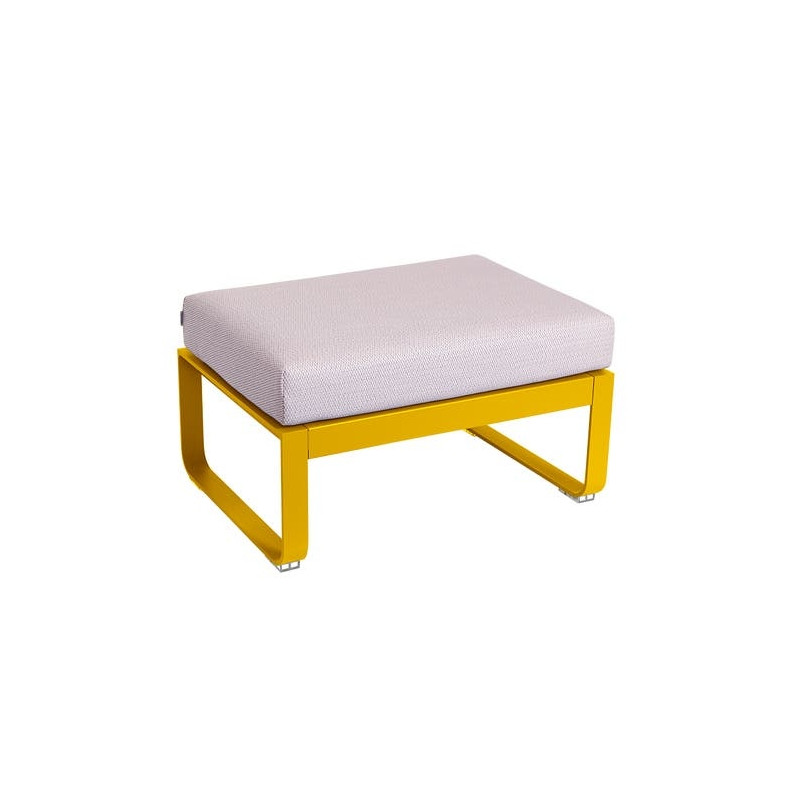 Pouf BELLEVIE taupe grisé