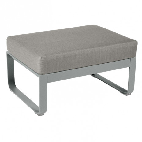 Pouf BELLEVIE taupe grisé
