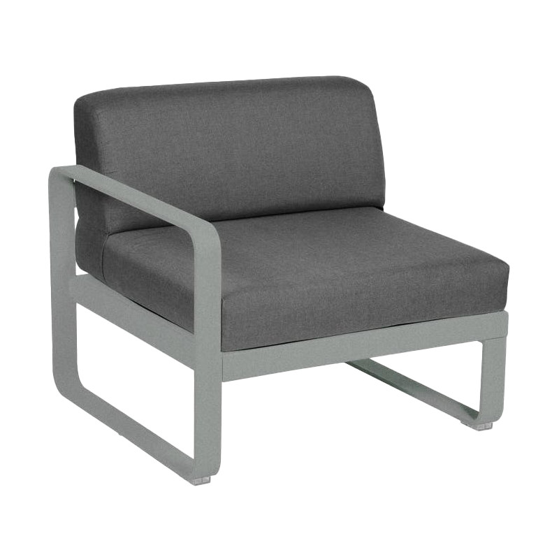 Module gauche BELLEVIE 1 place gris graphite