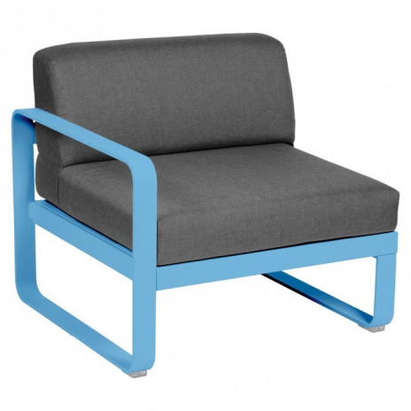 Module gauche BELLEVIE 1 place gris graphite