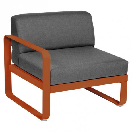 Module gauche BELLEVIE 1 place gris graphite