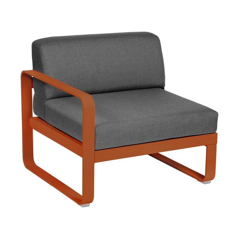 Module gauche BELLEVIE 1 place gris graphite