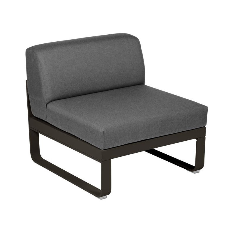 MODULE CENTRAL 1 PLACE BELLEVIE gris graphite