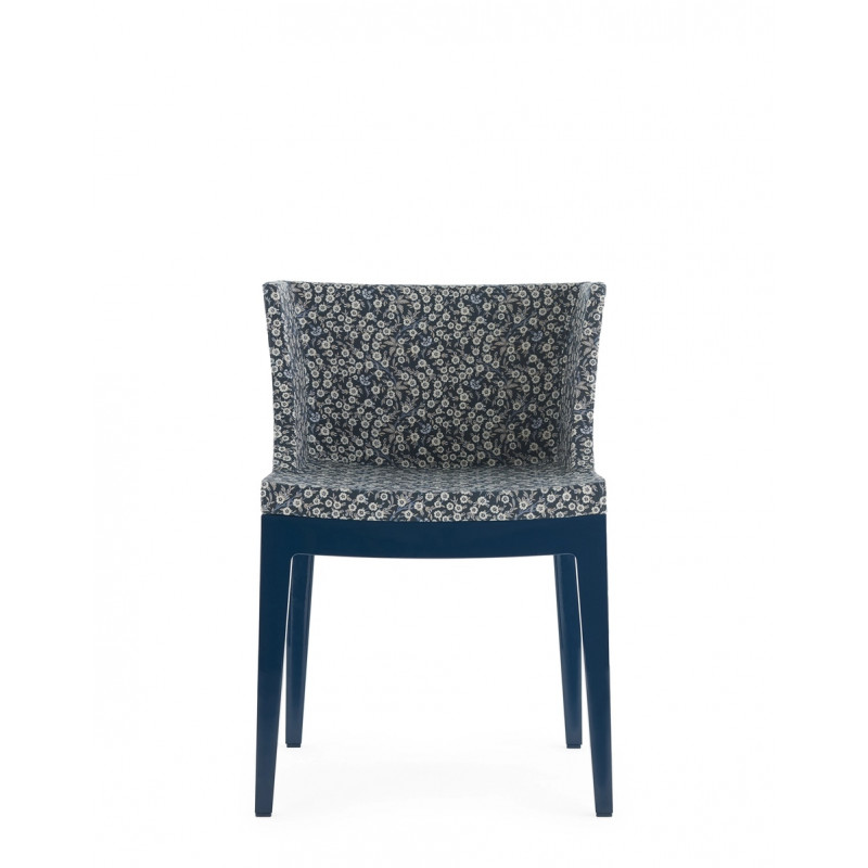 Fauteuil Mademoiselle liberty bleu