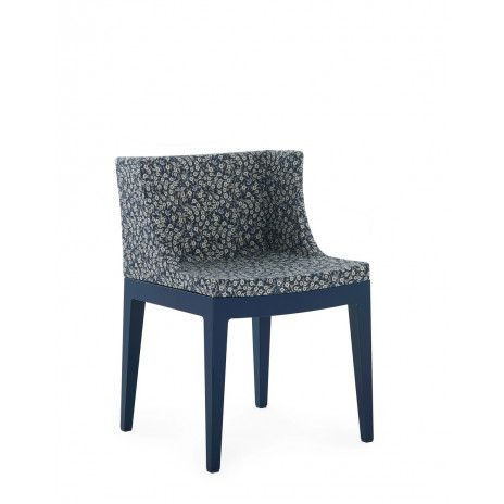 Fauteuil Mademoiselle liberty bleu