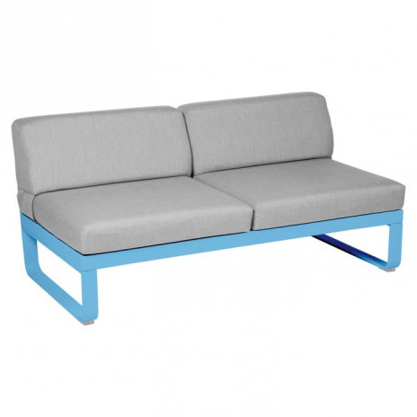 MODULE CENTRAL 2 PLACES BELLEVIE gris flanelle