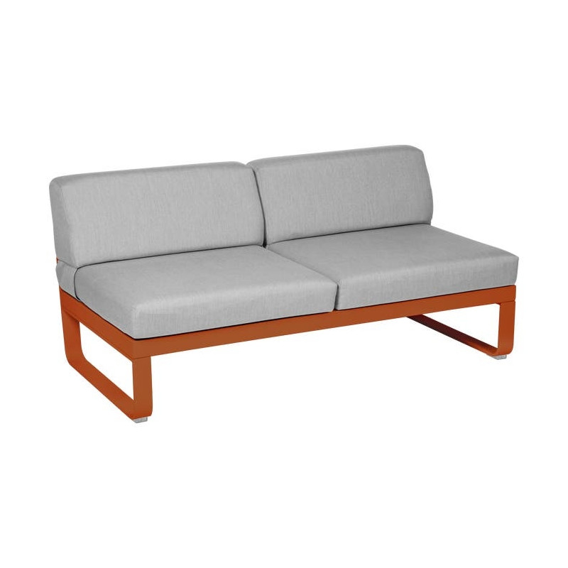 MODULE CENTRAL 2 PLACES BELLEVIE gris flanelle