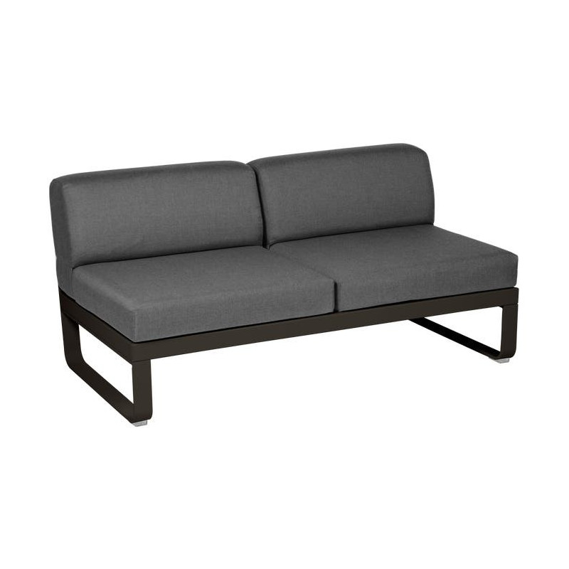 MODULE CENTRAL 2 PLACES BELLEVIE gris graphite