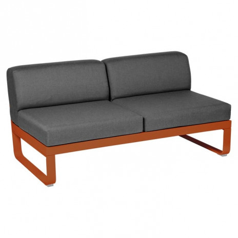 MODULE CENTRAL 2 PLACES BELLEVIE gris graphite