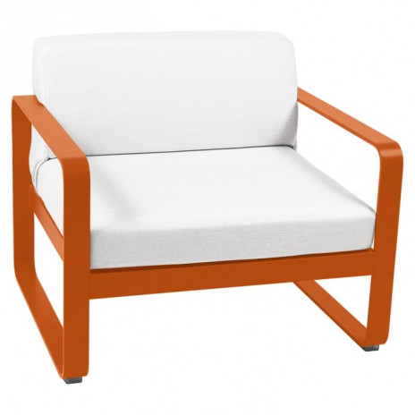 Fauteuil BELLEVIE blanc grisé