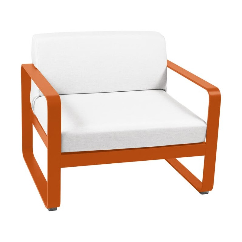 Fauteuil BELLEVIE blanc grisé