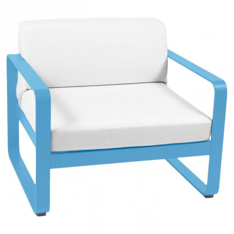 Fauteuil BELLEVIE blanc grisé