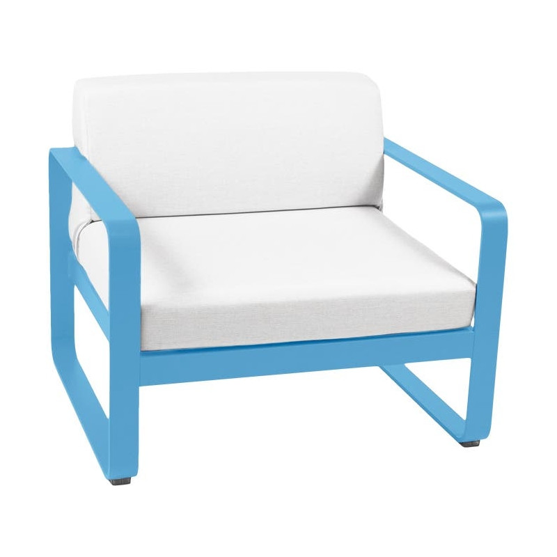 Fauteuil BELLEVIE blanc grisé