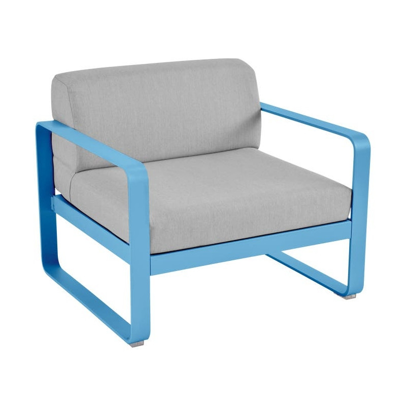Fauteuil BELLEVIE gris flanelle