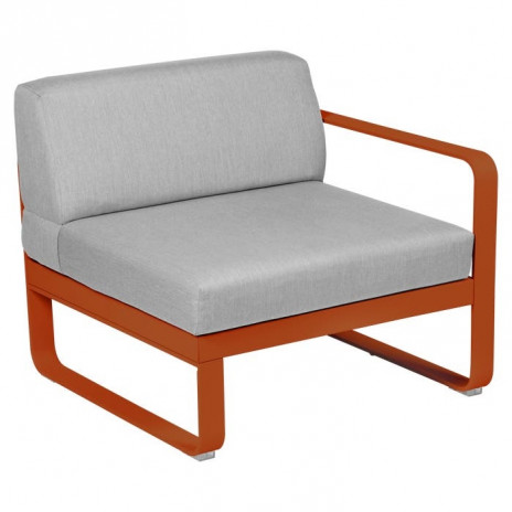 Module droit BELLEVIE 1 place gris flanelle