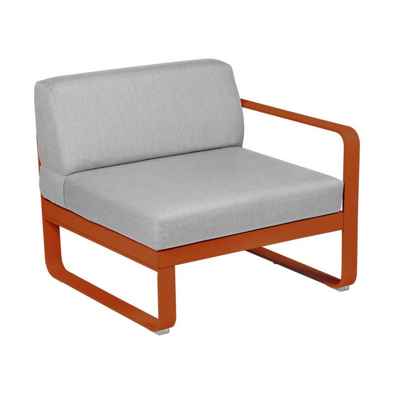 Module droit BELLEVIE 1 place gris flanelle